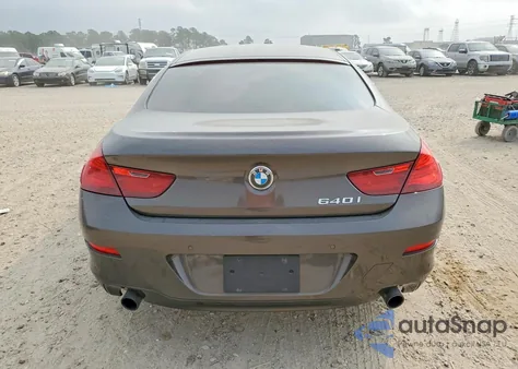 2013 BMW 640 I z USA, uszkodzony, nr VIN WBA6A0C52DDZ04071